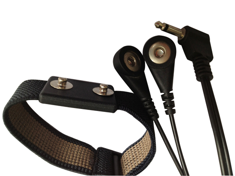 Correa de muñeca ESD de control estático ajustable para salas limpias