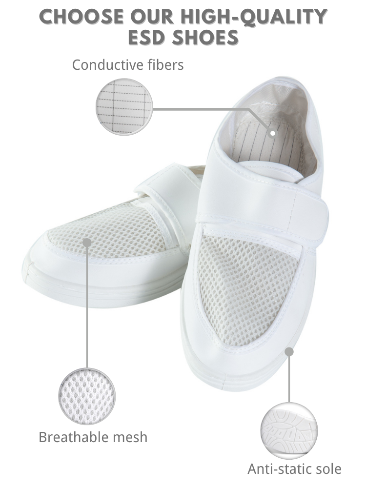 ¿Cómo funcionan los zapatos ESD?