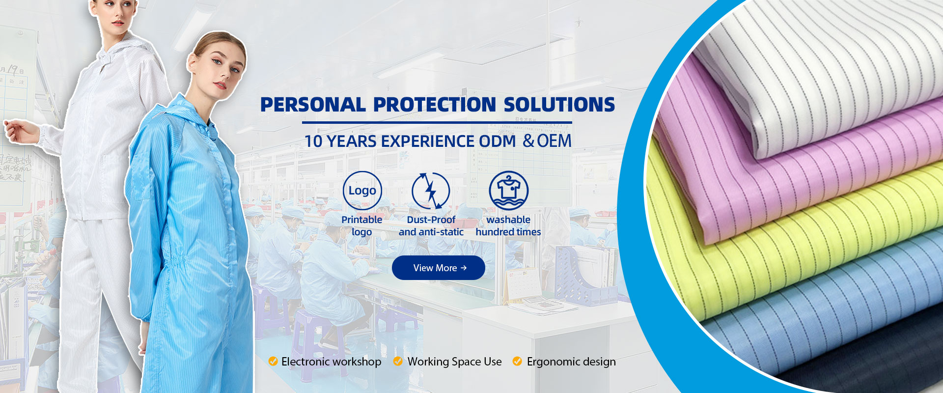 El principio de funcionamiento de los tejidos ESD