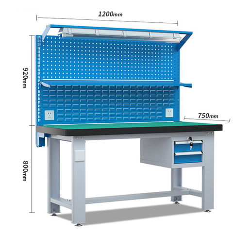 Estación de trabajo de laboratorio ESD antiestática ajustable para sala limpia