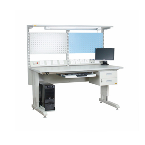 ESD con banco de trabajo de taller de lámpara banco de trabajo de laboratorio de reparación electrónica antiestática