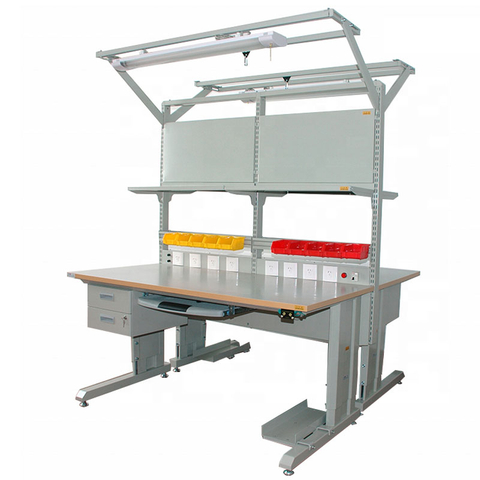 Banco de trabajo de laboratorio ESD Estación de trabajo de reparación Banco de trabajo de soldadura