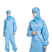 LN-1560104 Overol ESD personalizado con cubierta bucal Ropa antiestática para protección personal